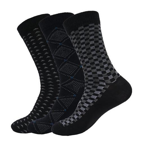 Enrico Milano 3, 6 or 9 Pairs Men's  Mid Calf  Dress Socks