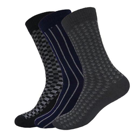 Enrico Milano 3, 6 or 9 Pairs Men's  Mid Calf  Dress Socks