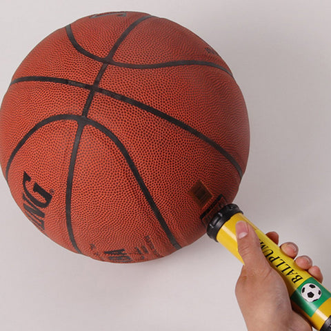 Portable Hand Sports Air Pump W/ Pin Needle Basketball Football Soccer Cycling