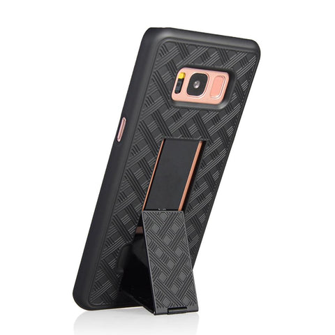 Samsung Galaxy S8 Plus/S8 Slim Carbon Fiber Shockproof Encust Classic Case Cover