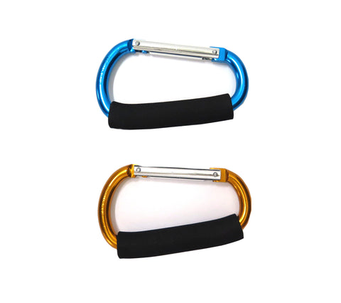 Multi Purpose XL Durable  Carabiner-Style Hooks W/ Comfortable Foam Grip