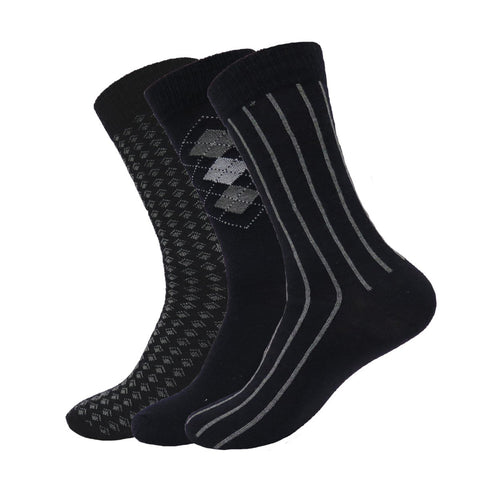 Enrico Milano 3, 6 or 9 Pairs Men's  Mid Calf  Dress Socks