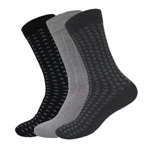 Enrico Milano 3, 6 or 9 Pairs Men's  Mid Calf  Dress Socks