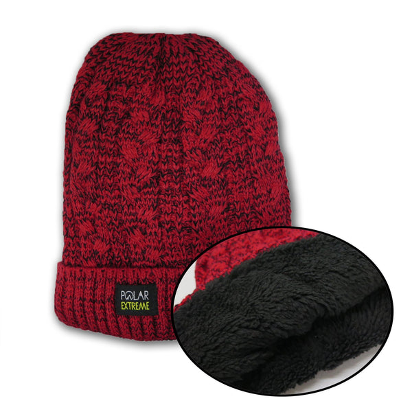 Women's Warm Winter Thermal Insulated Beanie Hat Black, Red, Gray or Blue