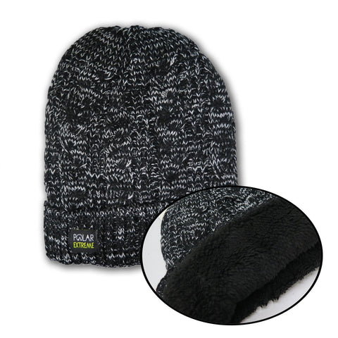 Women's Warm Winter Thermal Insulated Beanie Hat Black, Red, Gray or Blue