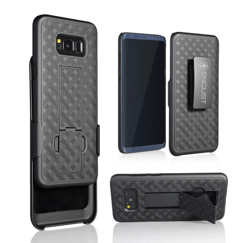 Samsung Galaxy S8 Plus/S8 Slim Carbon Fiber Shockproof Encust Classic Case Cover