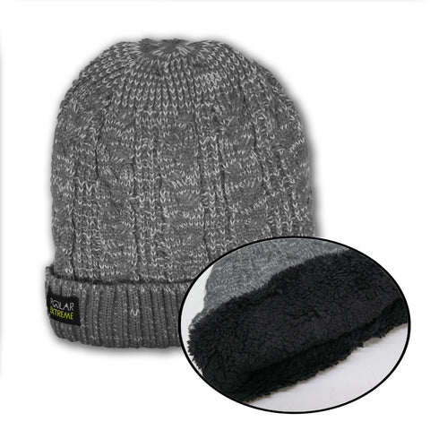 Women's Warm Winter Thermal Insulated Beanie Hat Black, Red, Gray or Blue