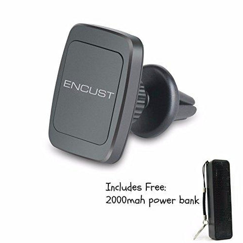 Encust Universal 3 in 1 Dashboard/Windshield/Air Vent Magnetic Car Mount Phone Holder Mobile Phone & GPS Devices