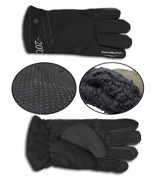 Windproof Waterproof Outdoor Warm Winter Gloves Men Women One Size