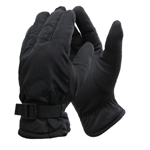 Winter Sports Men's Waterproof Palm Grip Thinsulate Lined Ski Snow Gloves