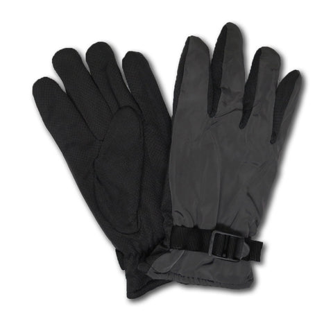 Winter Sports Men's Waterproof Palm Grip Thinsulate Lined Ski Snow Gloves