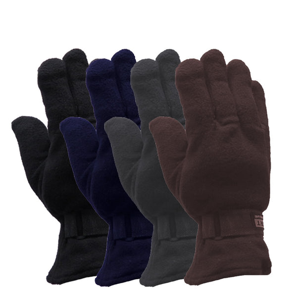 Multi Colors Unisex Sub zero Sport Fleece Lined Adjustable Warm Winter Gloves