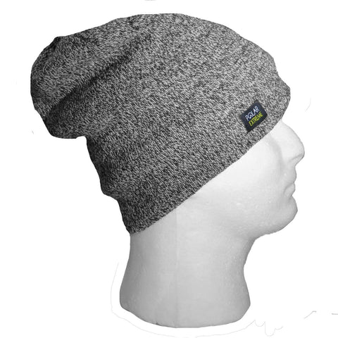 Mens Thermal Baggy Beanie slouchy winter Fleece lined Hat Skull Men Women Cap