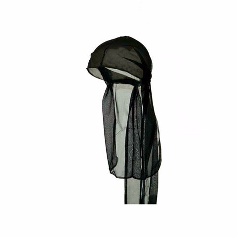 Mens Long Tie Soft Du-rag Skull Cap Durag in Multiple Colors and Packs -One Size